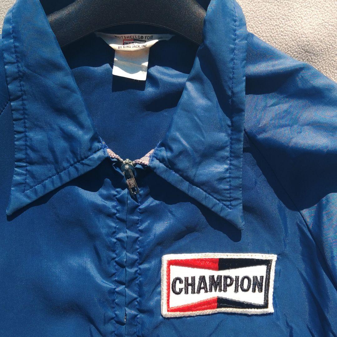 70s チャンピオン プラグ ナイロンJKT レーシング　オフィシャル usa製