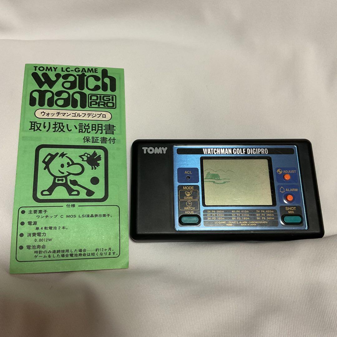 希少　当時物　2点　ドンキーコング & ウオッチマンゴルフ　液晶ゲーム