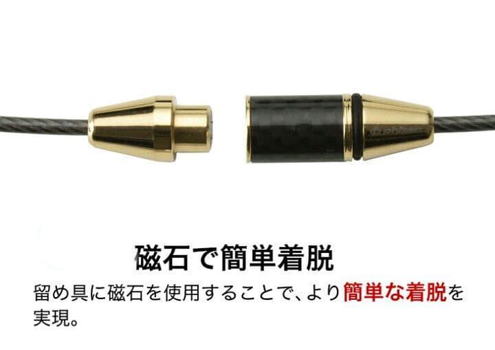 phiten rakuwaネック ワイヤーカーボン ブラック ４５cm