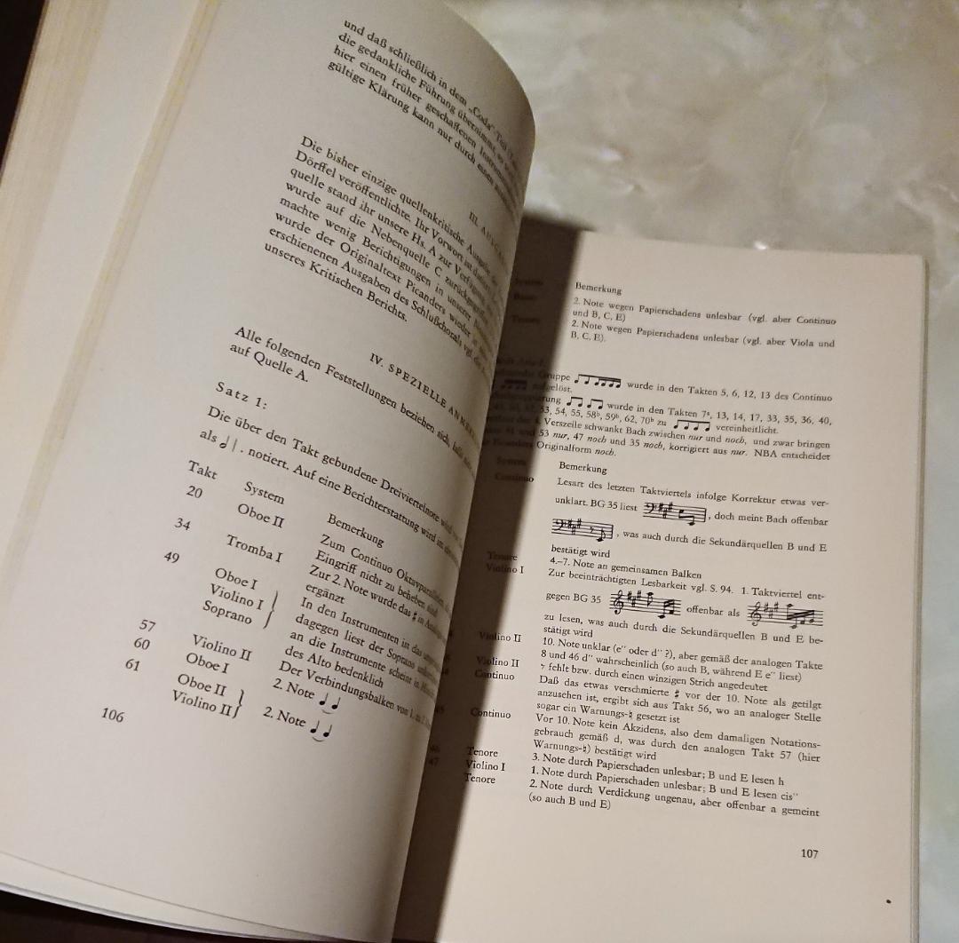 洋書独文 新バッハ全集 批判校訂報告書I/4:新年と第1日曜日のためのカンタータ