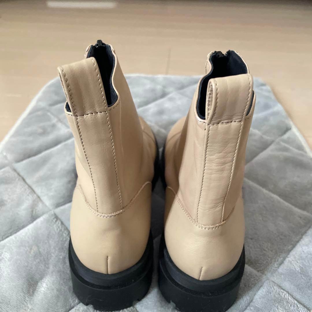 新品ファビオルスコーニショートブーツ ジッパー付き