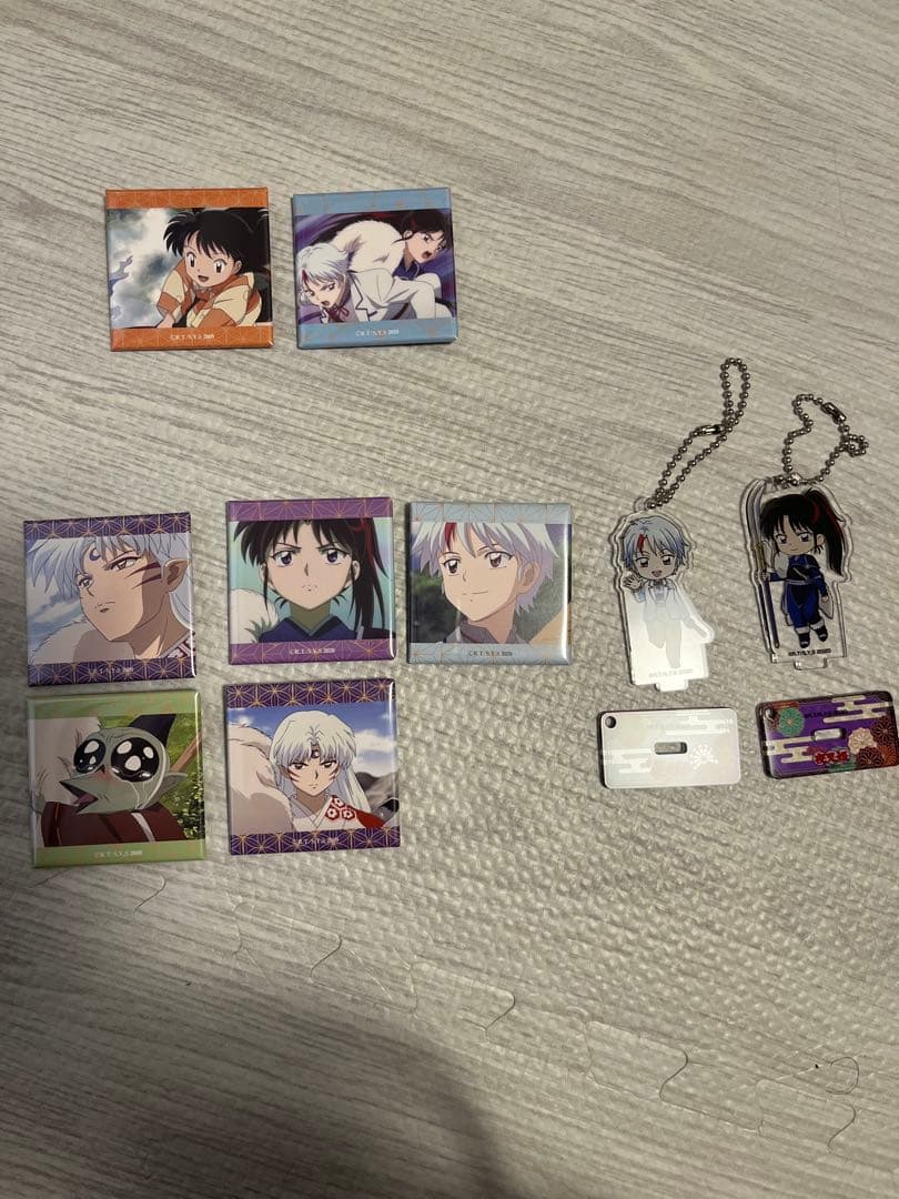 犬夜叉　アニメの軌跡展　キャラバッジコレクション【殺生丸一行】【説明文必読】