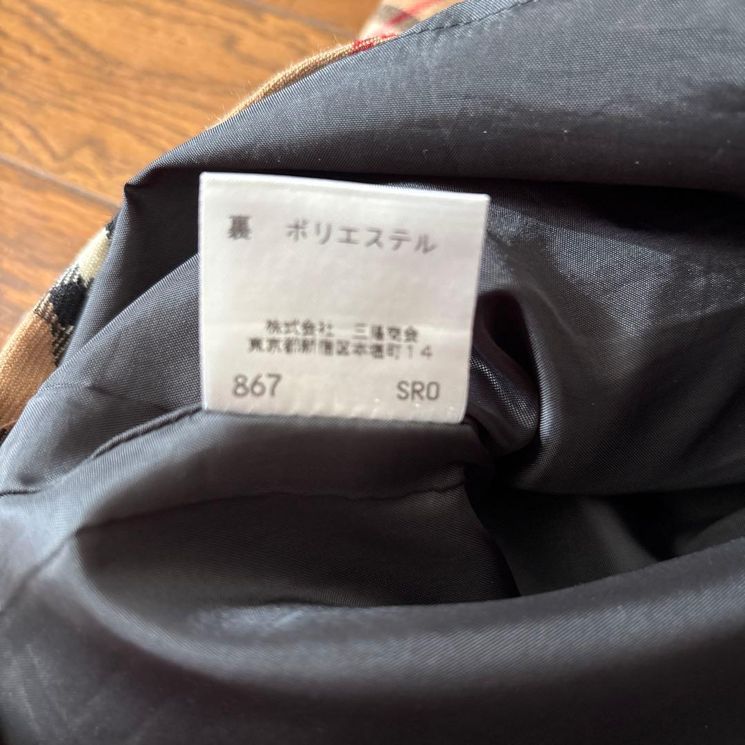 Burberrys BLUE LABELチェック柄 タイトスカート 38