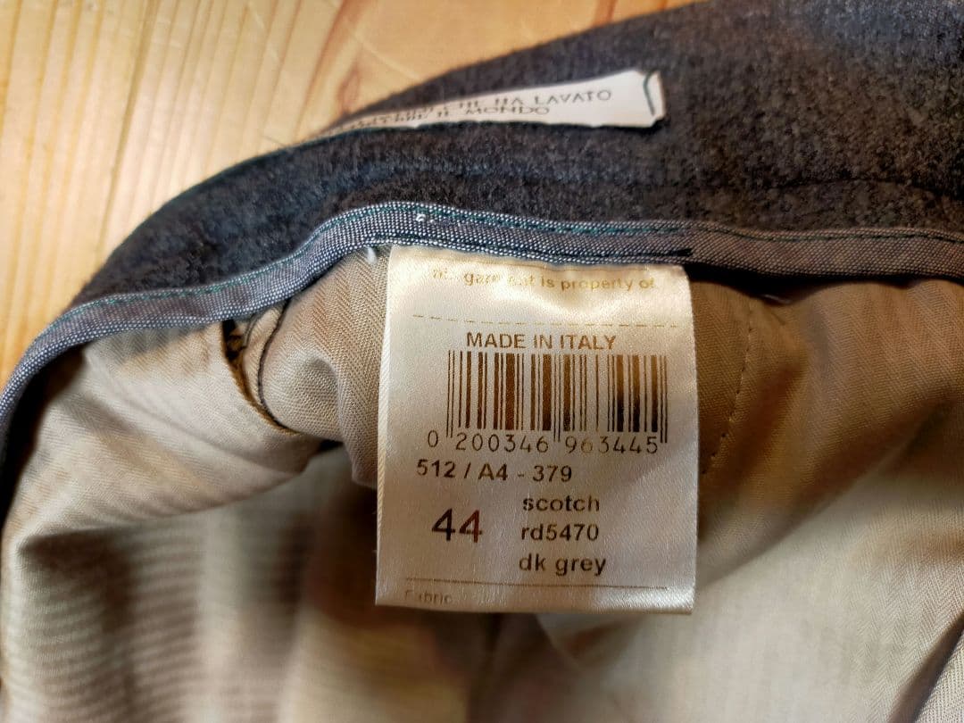 【美品】BERWICH ベルウィッチ スコッチ　ウールスラックス44