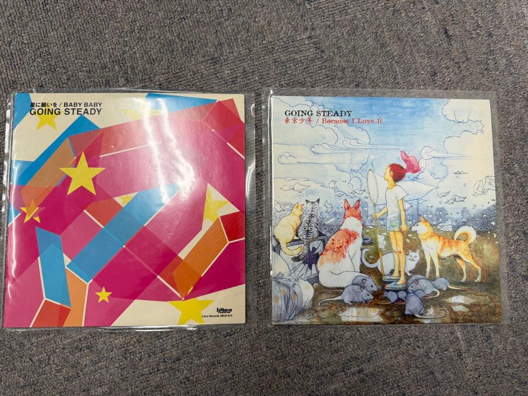 GOING STEADY アナログレコード　シングル　2枚