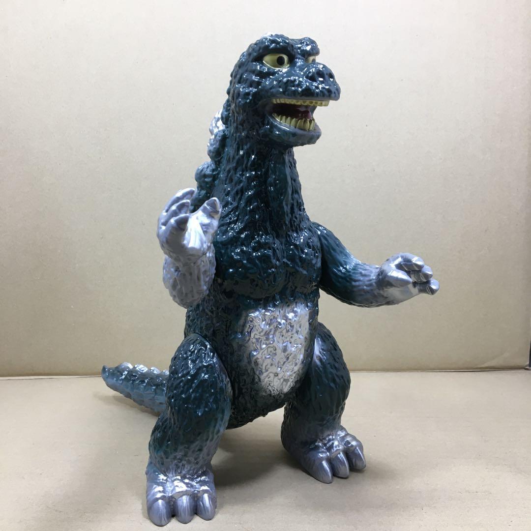 か*き様 復刻版ポピー　 グレートザウルス ゴジラ　 ソフビ グリーン Ver.