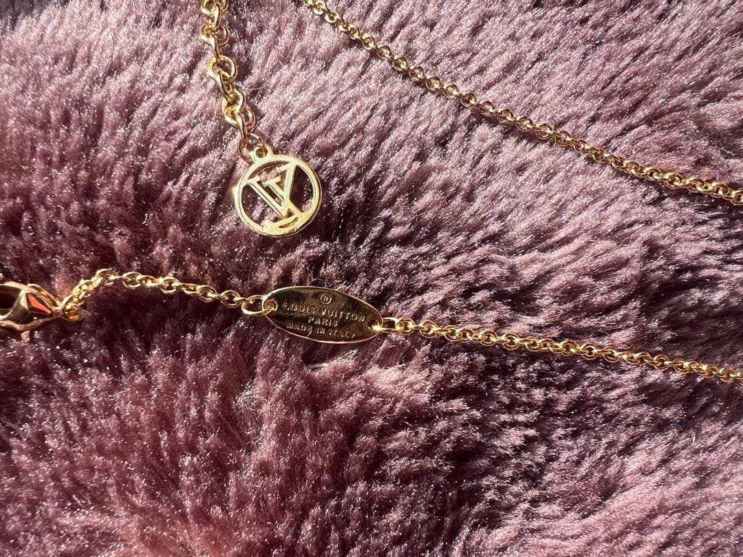 ルイヴィトン コリエ LV アイコニック ネックレス ラインストーン