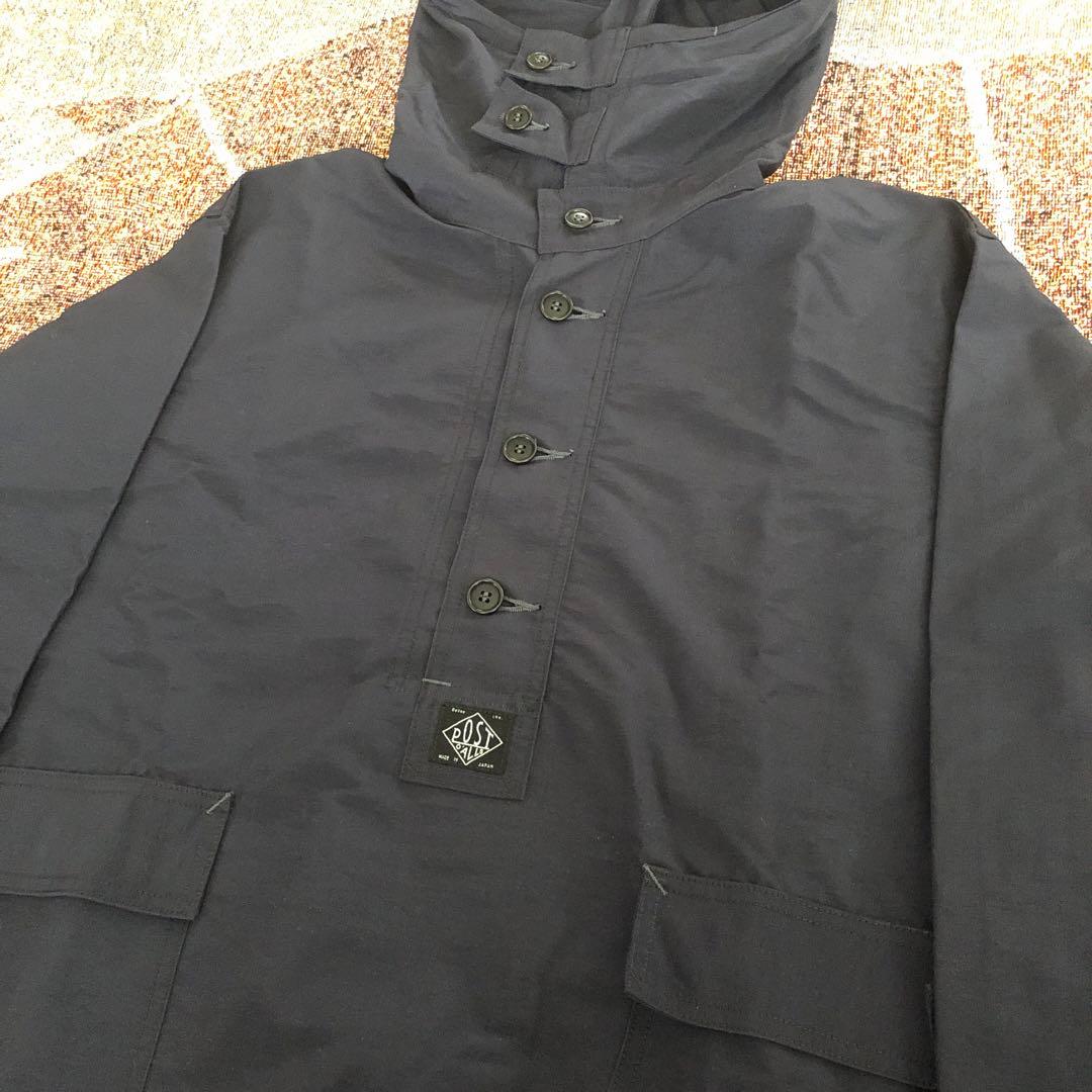 ポストオーバーオールズ NAVY PARKAプルオーバーアノラックcorona