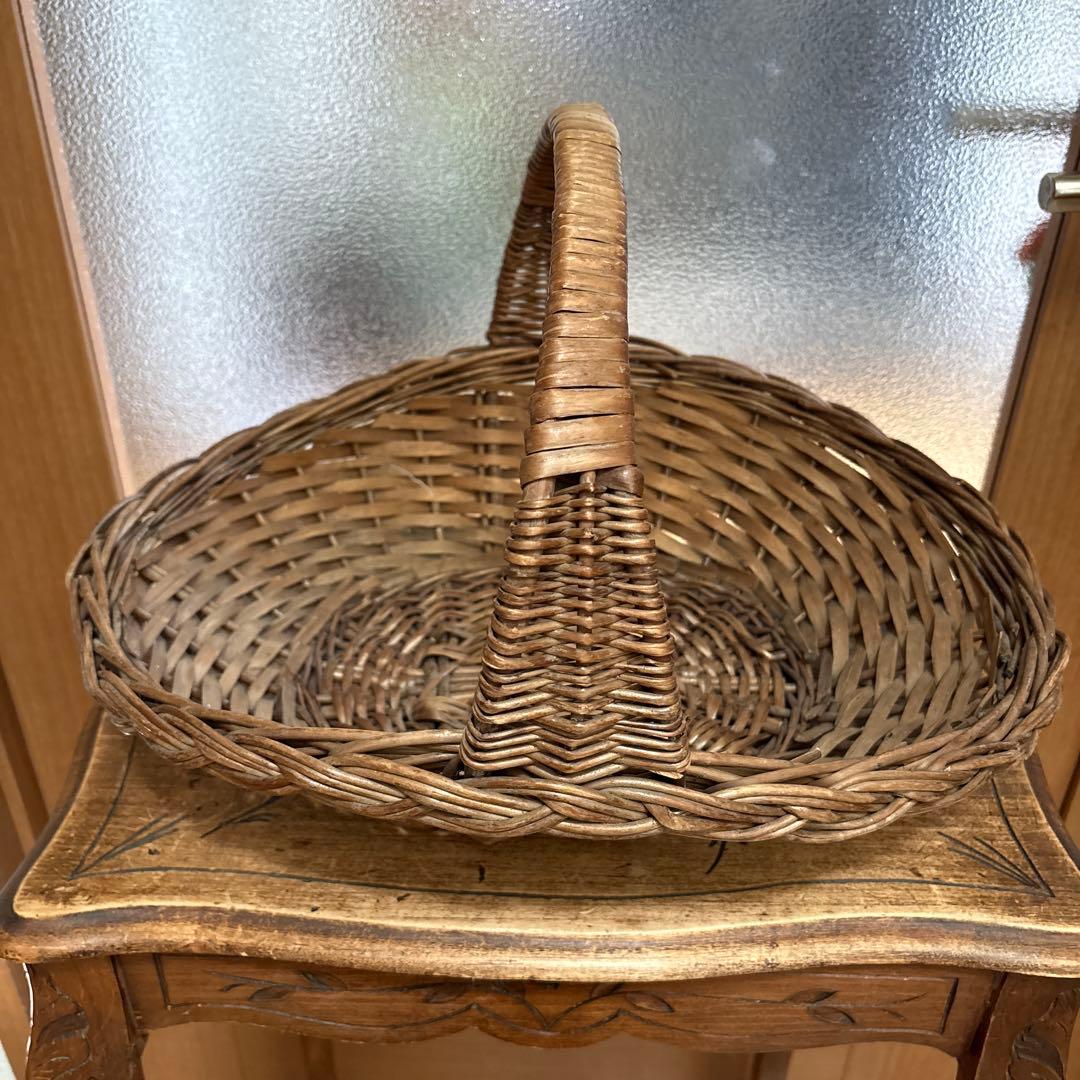 フランス　アンティーク　パニエ　カゴ　バスケット