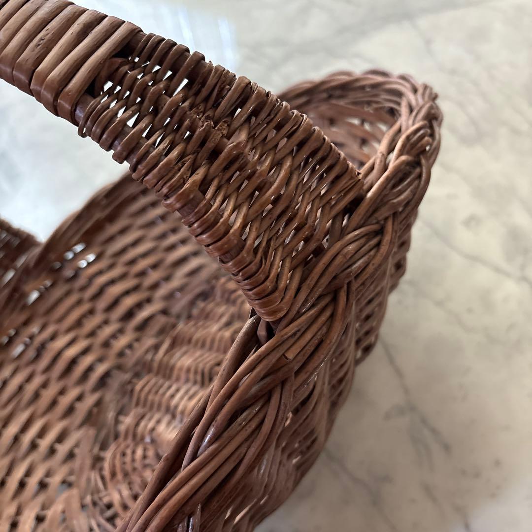 フランス　アンティーク　パニエ　カゴ　バスケット