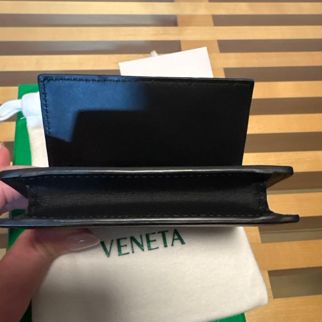 【美品】ボッテガBOTTEGA VENETA イントレチャート カードケース