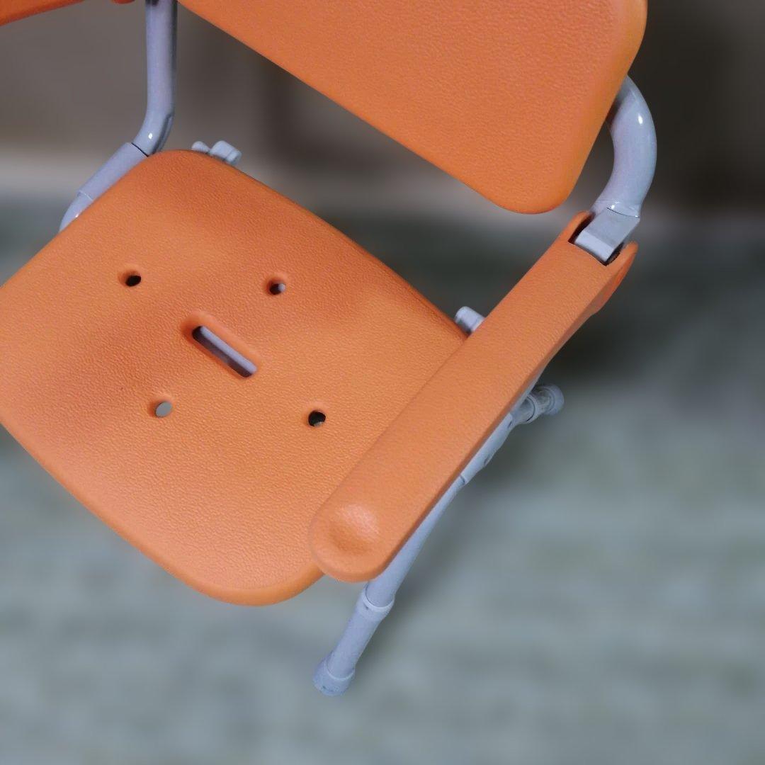 パナソニック シャワーチェア ワンタッチ PN-L41831 オレンジ