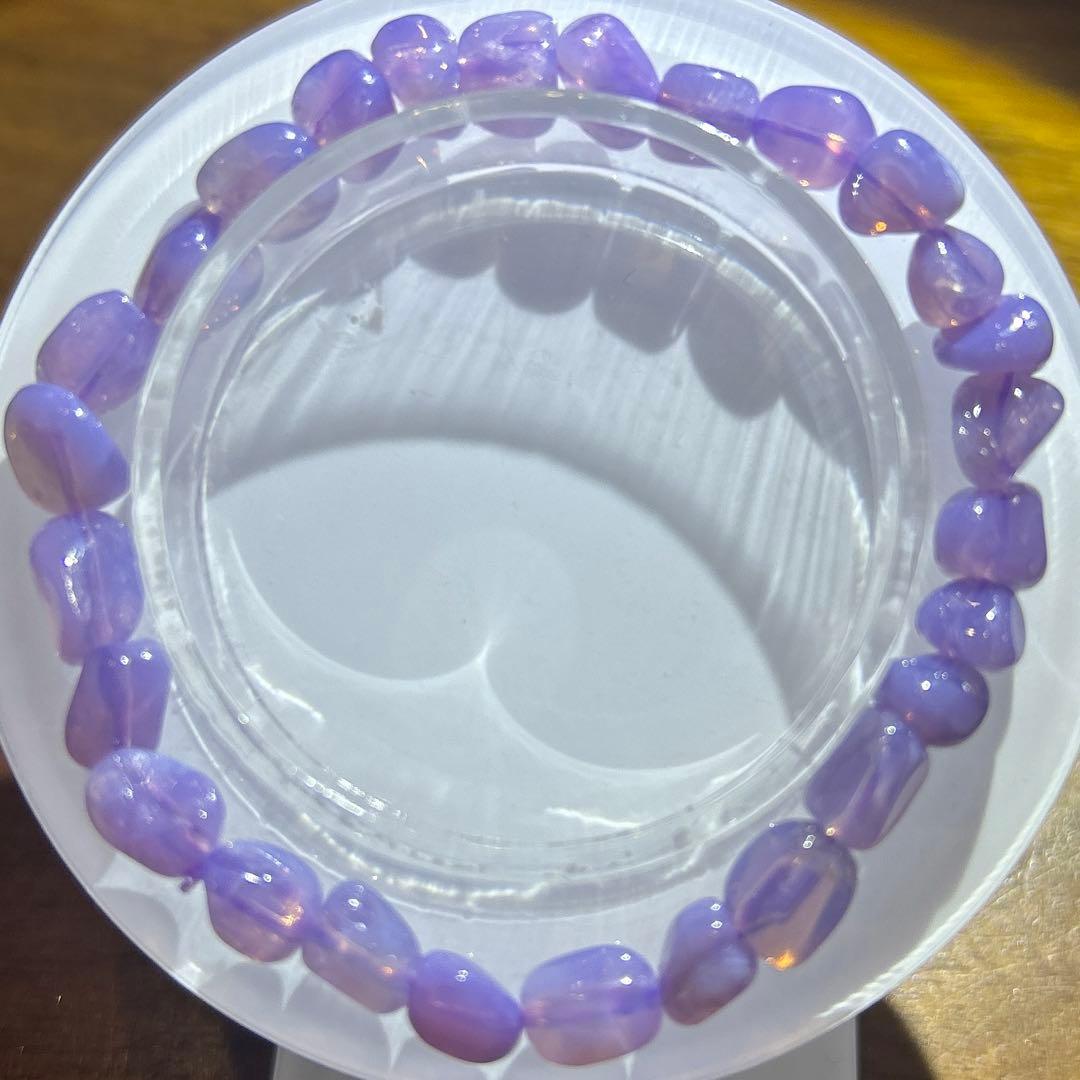 天然石 スコロライトブレスレット タンブル