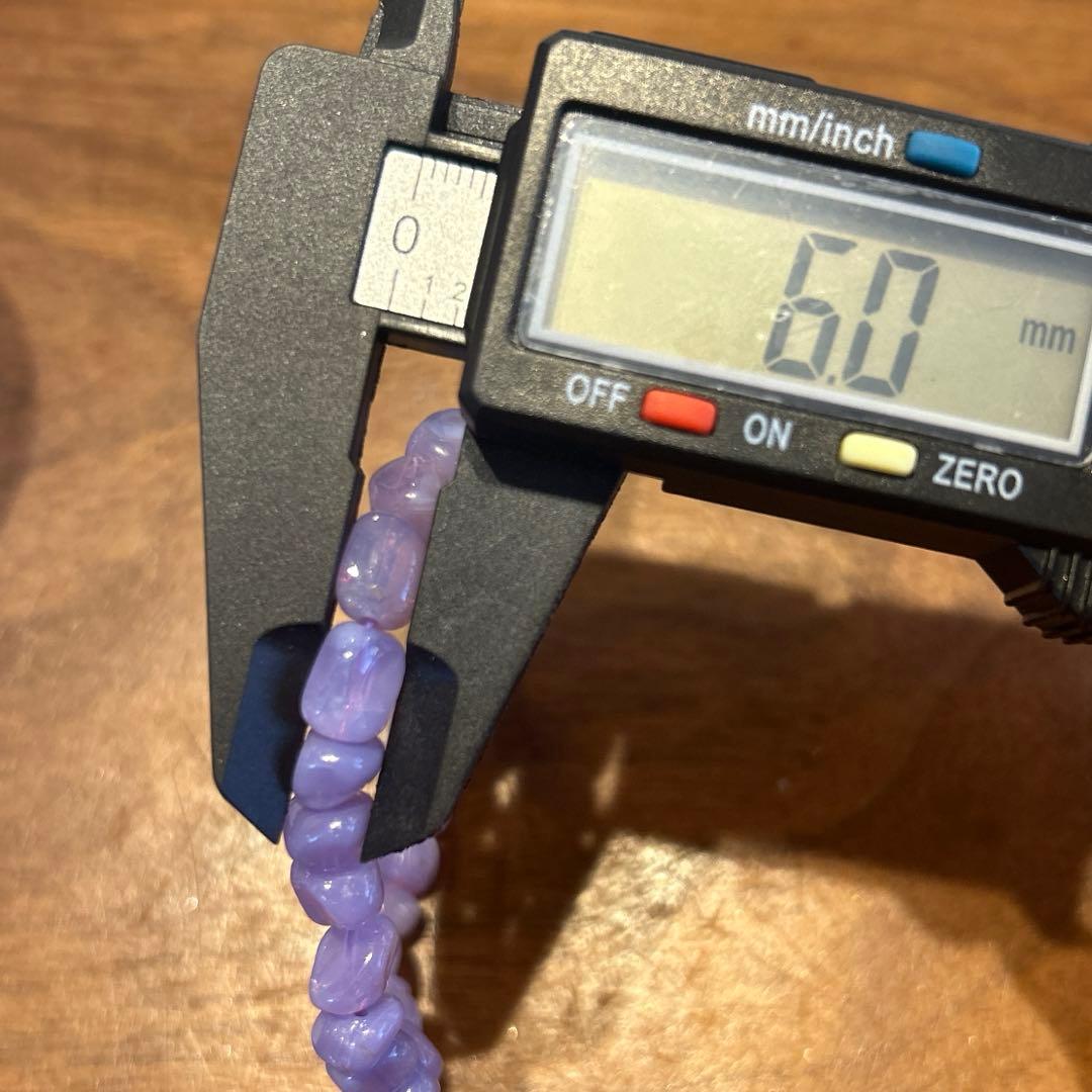 天然石 スコロライトブレスレット タンブル