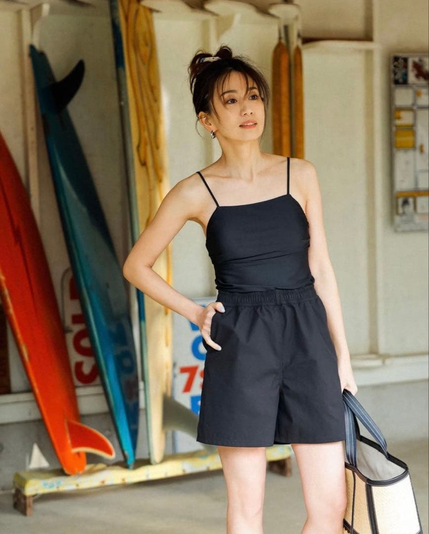 【新品未使用】東原亜希 FORME MOTHER 撥水ショート パンツ ブラック