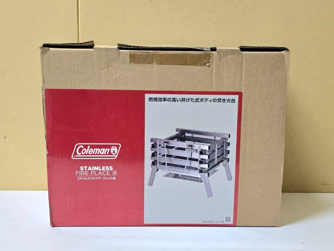 904 未使用品 Coleman コールマン ステンレスファイヤープレイスⅢ
