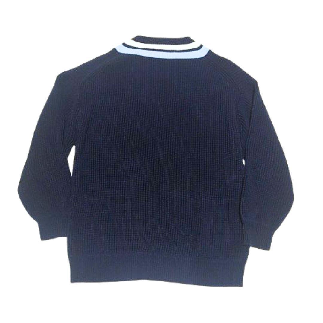 FRED PERRY × BEAMS 　別注 チルデンニット　M　ネイビー　美品