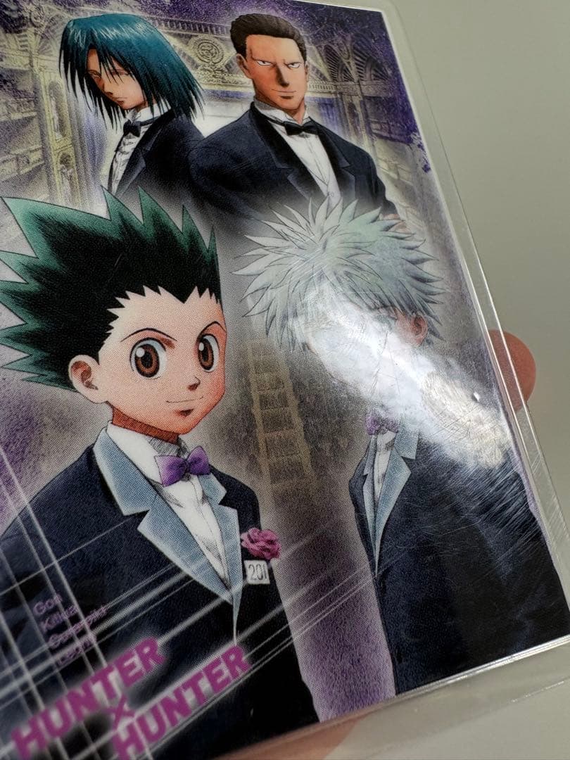 ハンター×ハンター ゴン キルア フェイタン フィンクス ラミネートカード