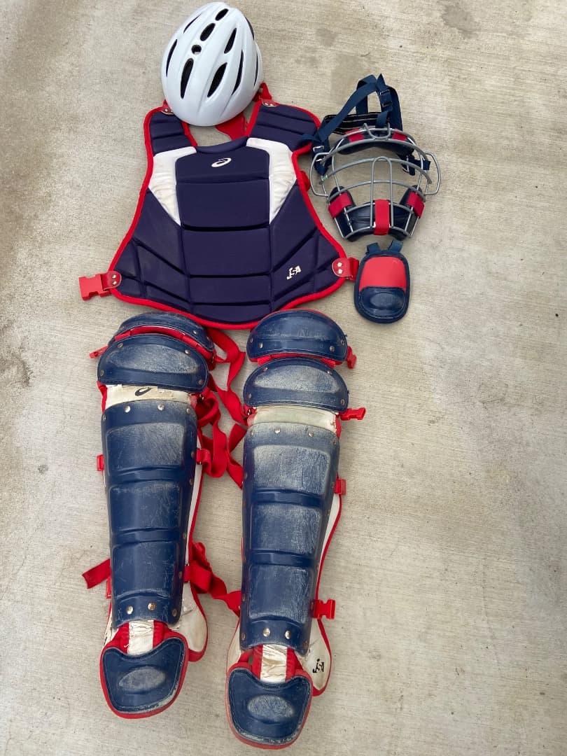 アシックス　ソフト用キャッチー防具一式