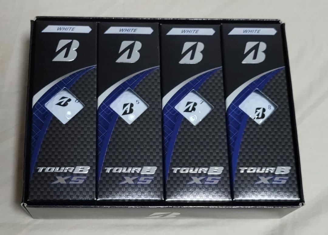 新品未使用　ブリヂストン最新モデルTOUR B XS（ホワイト）2ダース：24個