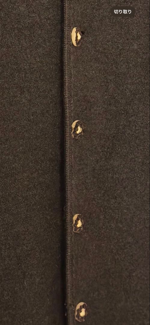 h.moser 鹿角ボタン　ノーカラー チロリアン ボイルドウール ジャケット