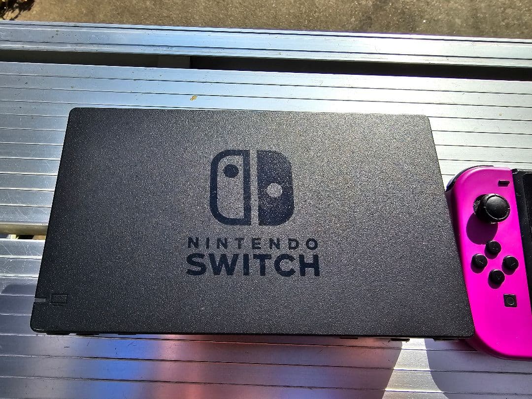 Nintendo Switch 本体 紫/オレンジ 付属品付き