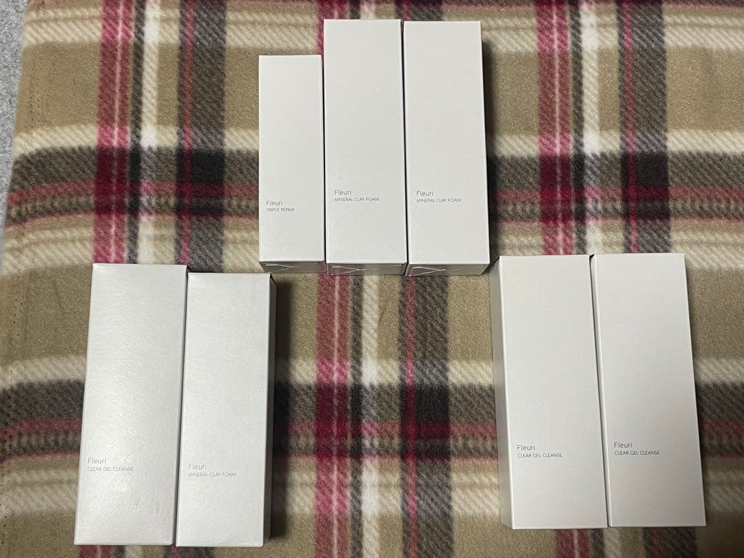 フルリ　クリアゲルクレンズ　ミネラルクレイフォーム　トリプルリペア　セット