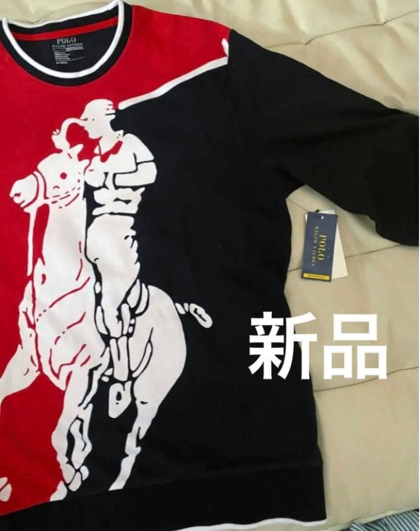 新品未使用タグ付きビッグロゴスウェットPolo Ralph Lauren　M