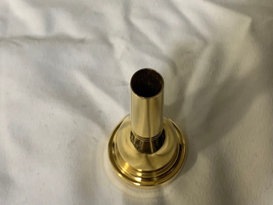 スローカーマウスピース　トロンボーン　金メッキ