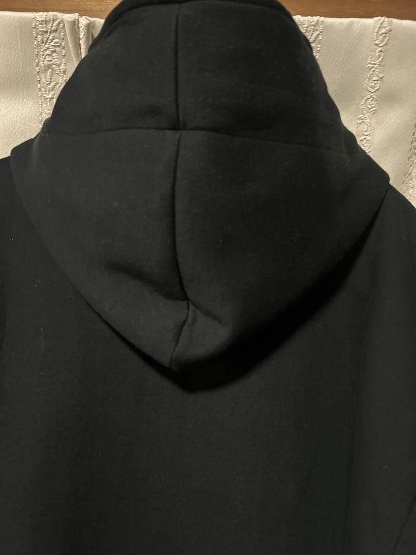 ✨26ss新品✨TRANOI トラノイ ボンディングジップアップフーディブラック