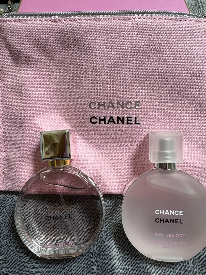 CHANEL CHANCE & EAU TENDRE 2本セット ポーチ付き