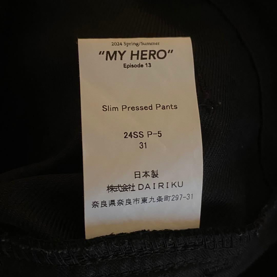 パンツ DAIRIKU Slim Pressed Pants 31