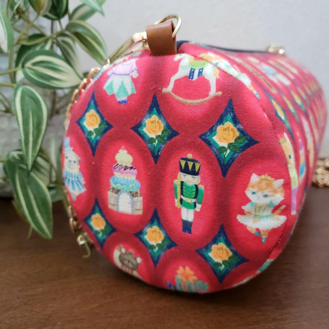 【ピカピカ様ご確認用】ꕤ︎︎ハンドメイド ユキエモン ⚘ドラムロールバッグ
