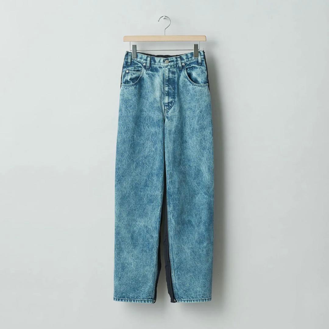 の*や様 stein NYLON COMBINATION DENIM JEANS