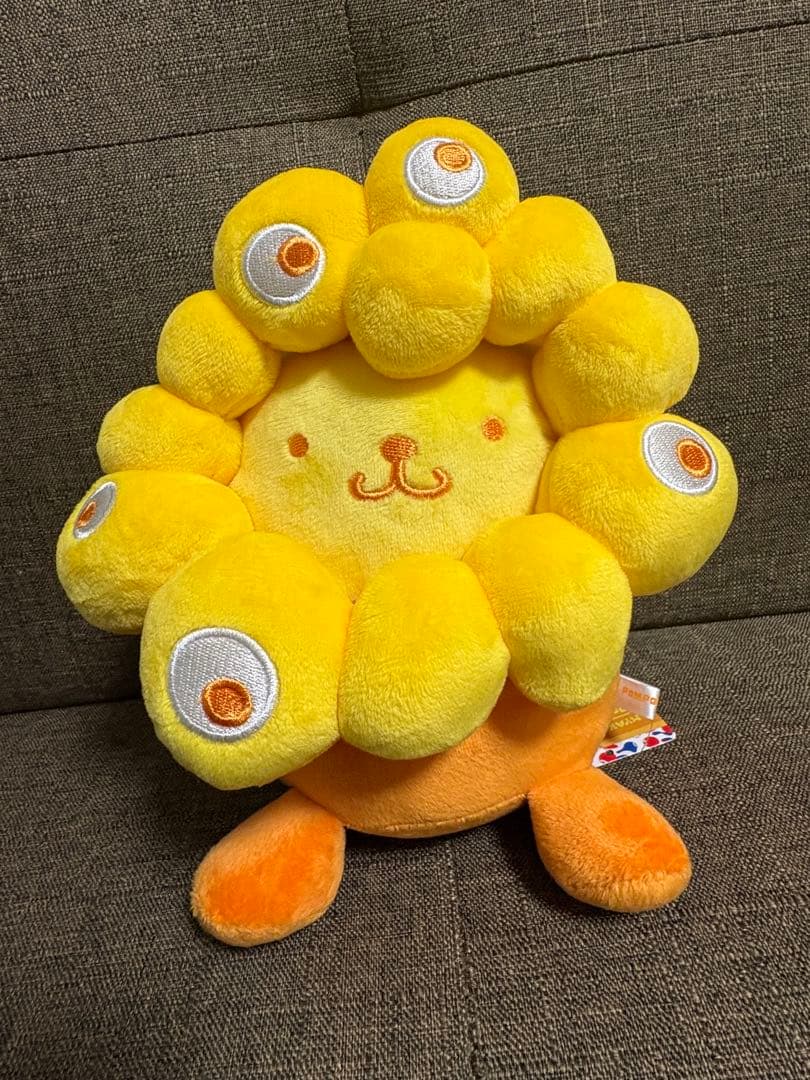 サンリオ ぬいぐるみM 推しカラー　ミャクミャク　プリン