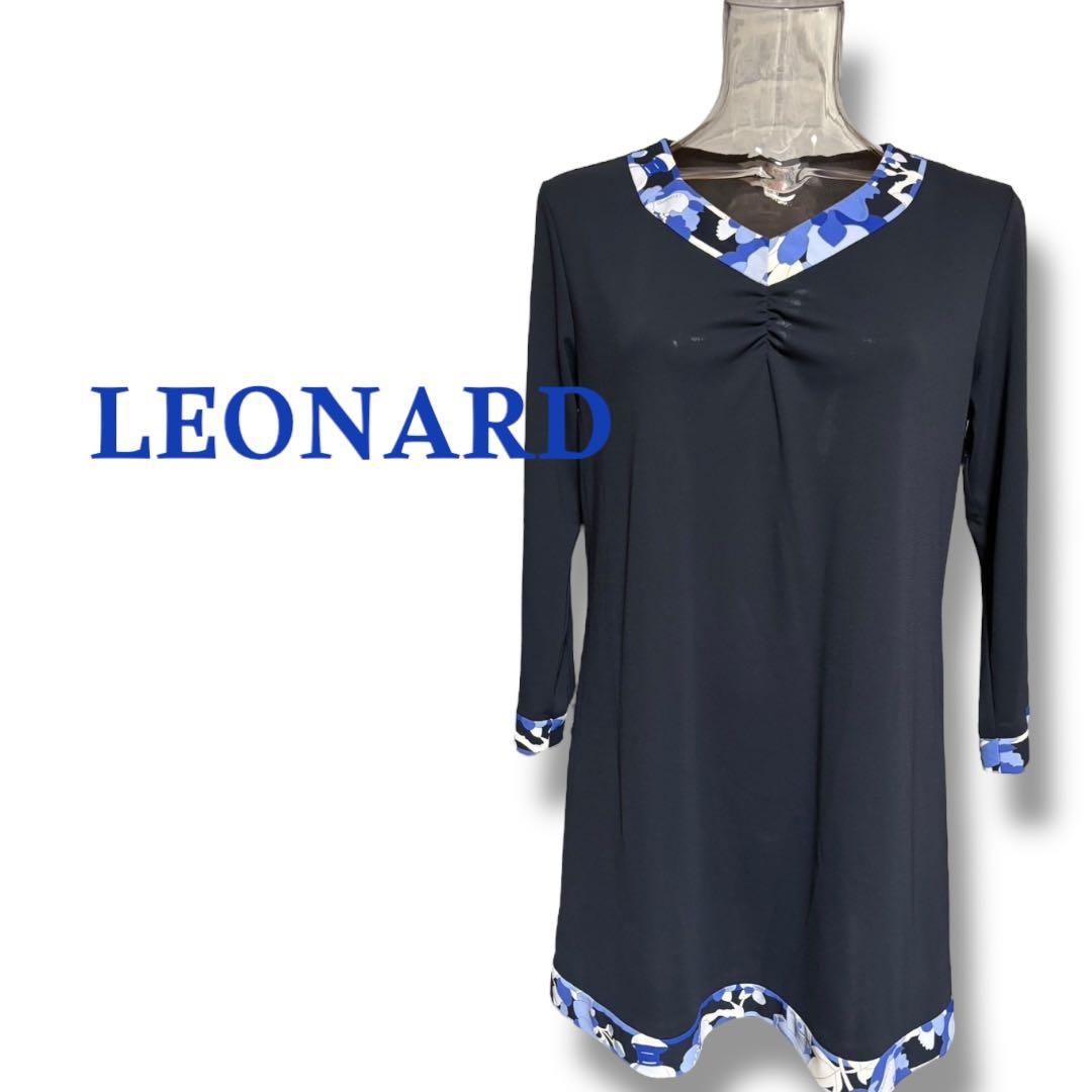 ＊LEONARD ＊薄手のVネック チュニック