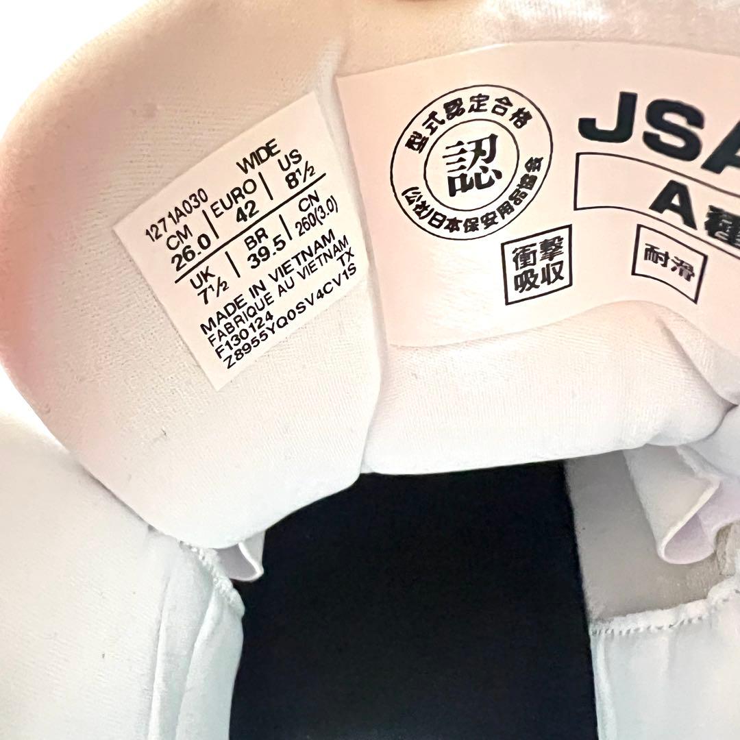 未使用 アシックス ウィンジョブ CP304 BOA ハイカット 26㎝