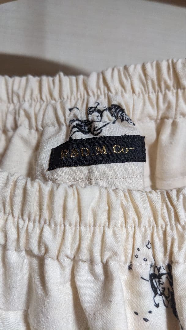 RAD M CO. カジュアルパンツ ホワイトブリキン