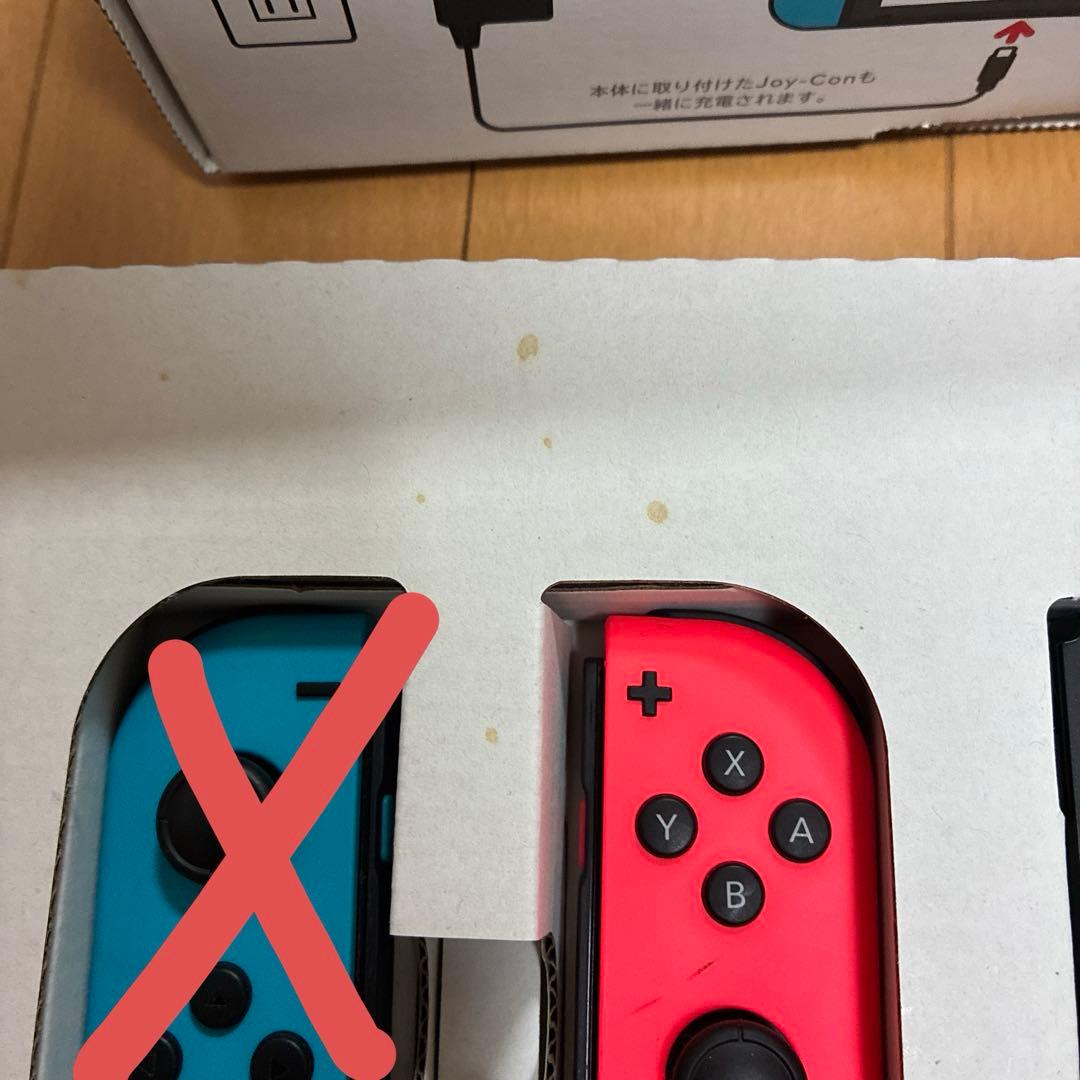 NINTENDO switch 左コントローラー破損　ジャンク品
