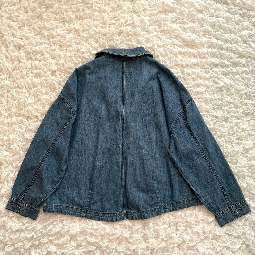 soulberry ソウルベリー ダブルなデニムのジャケット 大きいサイズ L
