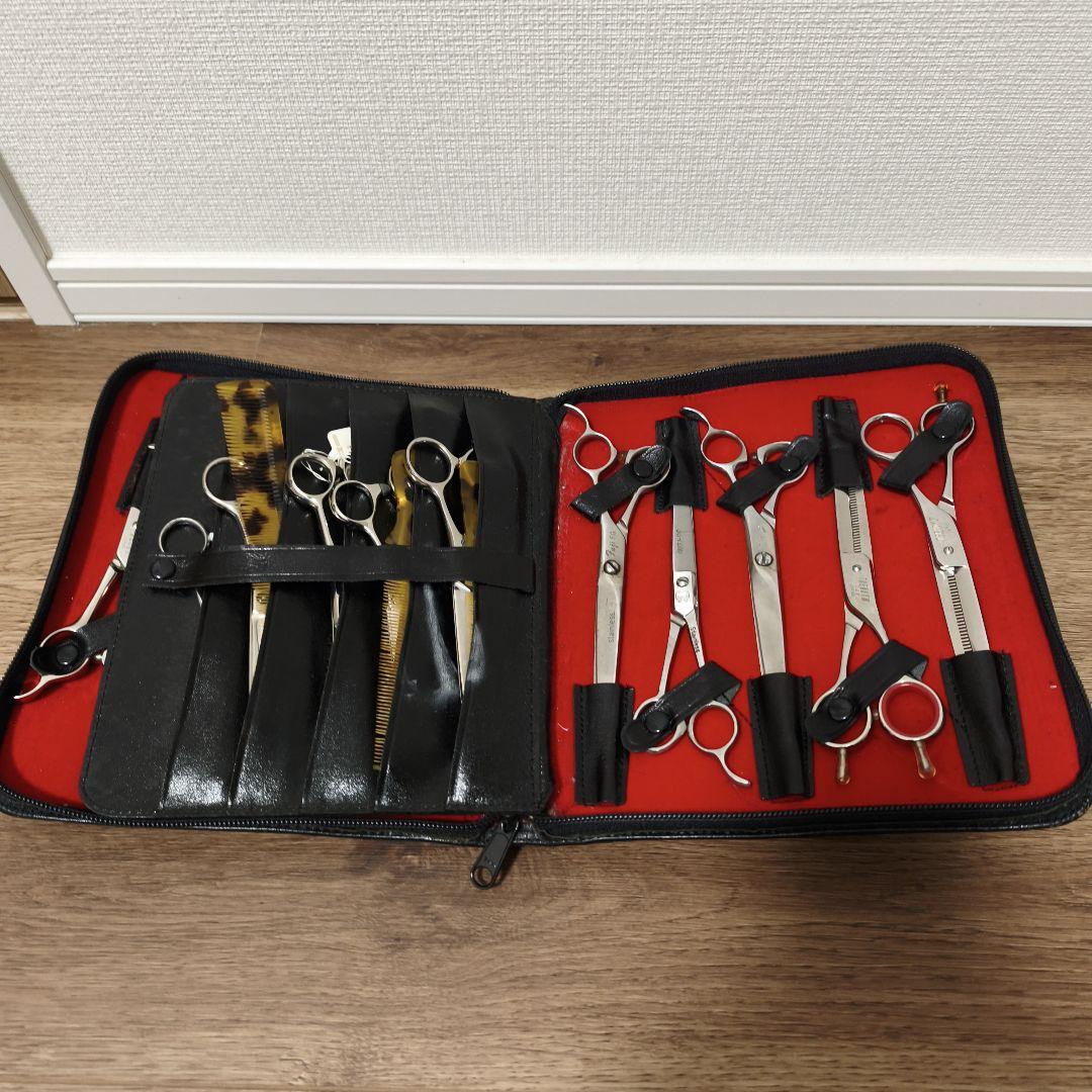 プロ用シザーセット（ケース付き）