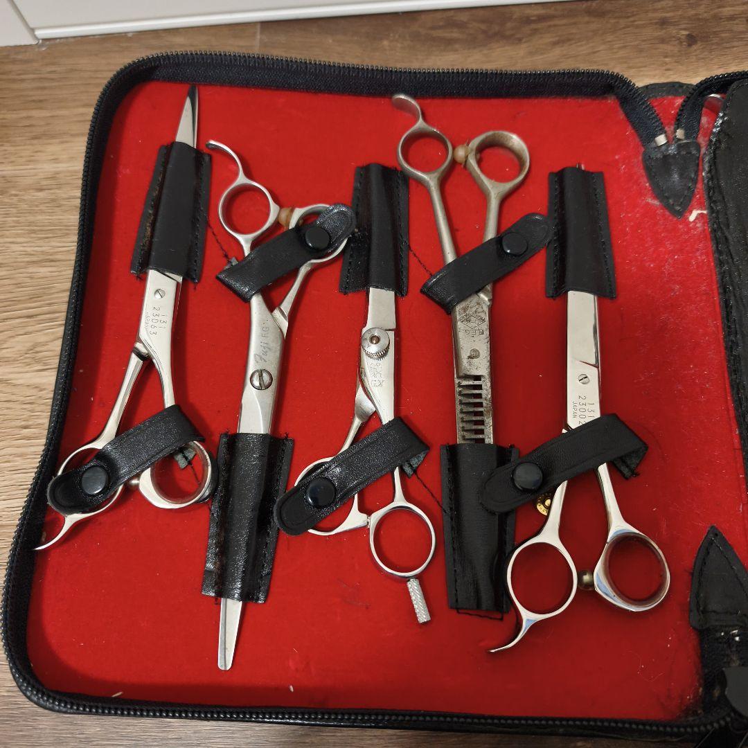 プロ用シザーセット（ケース付き）