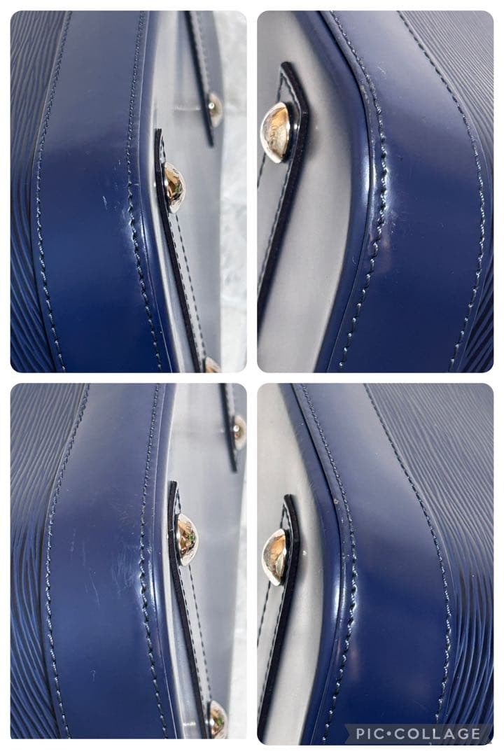 【美品】LOUIS VUITTON エピ　アルマ　ハンドバッグ　南京錠　鍵付き