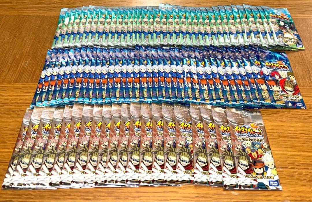 ア*ー様 イナズマイレブンカードゲーム新品未開封　91パックセット