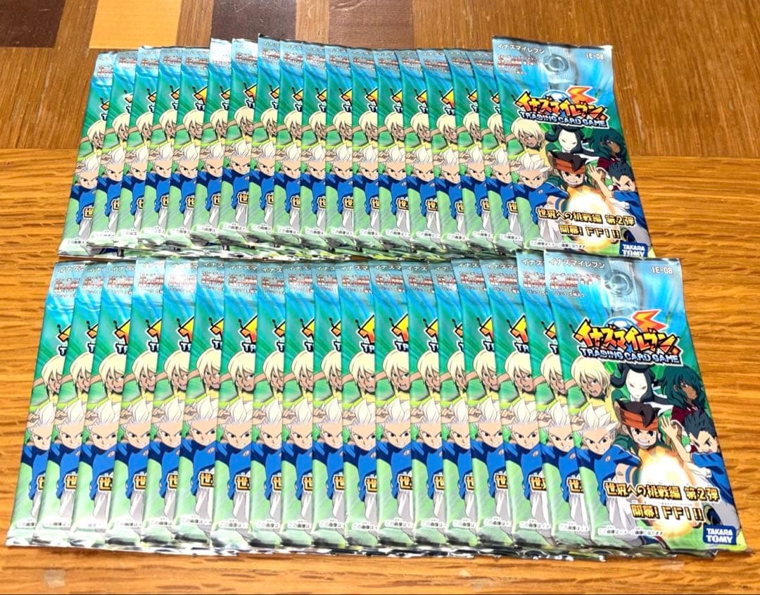 ア*ー様 イナズマイレブンカードゲーム新品未開封　91パックセット