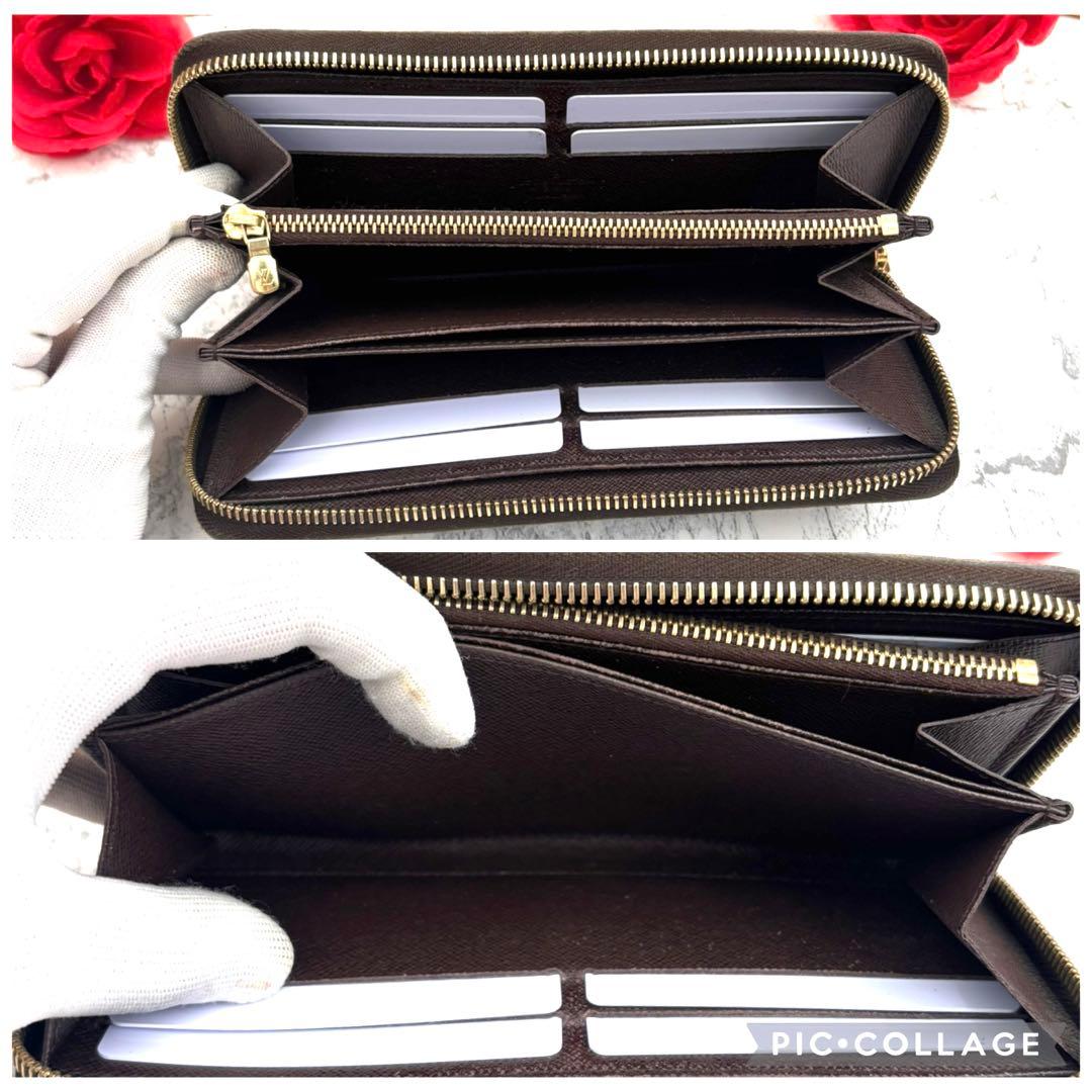 【極美品】 ルイヴィトン ダミエ ジッピーウォレット 長財布 ラウンドファスナー