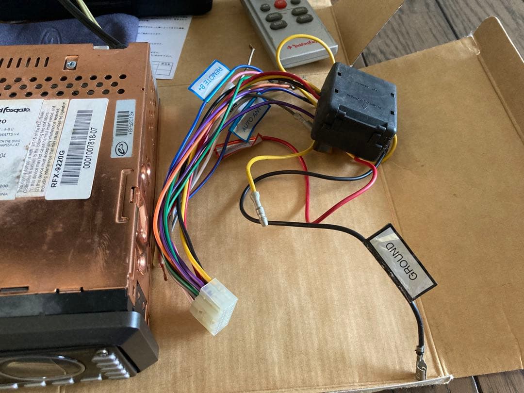 【よっしーさま専用】ROCKFORD RFX-9220 ヘッドユニット