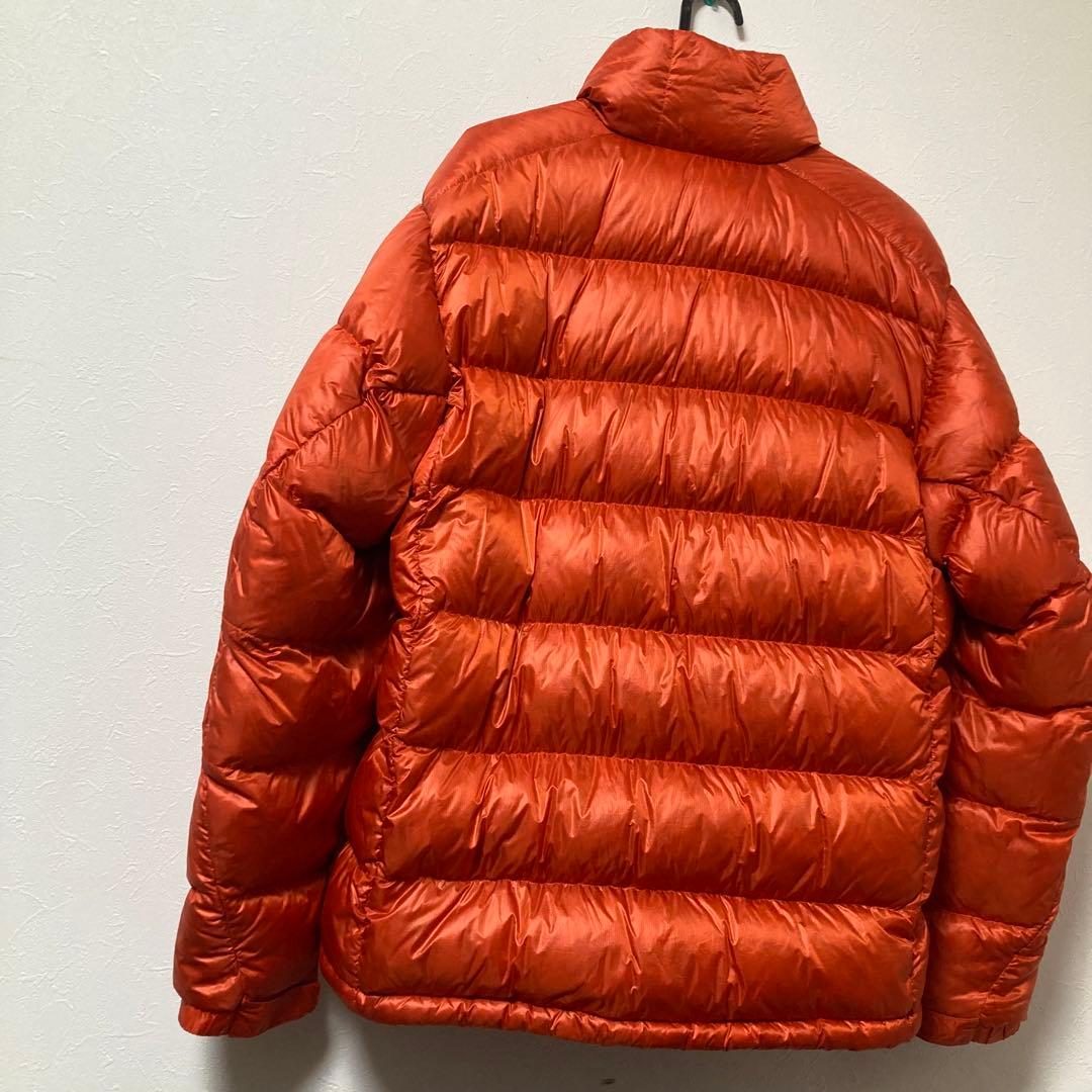 美品　モンベル アルパインダウン ジャケット L オレンジ　1101426
