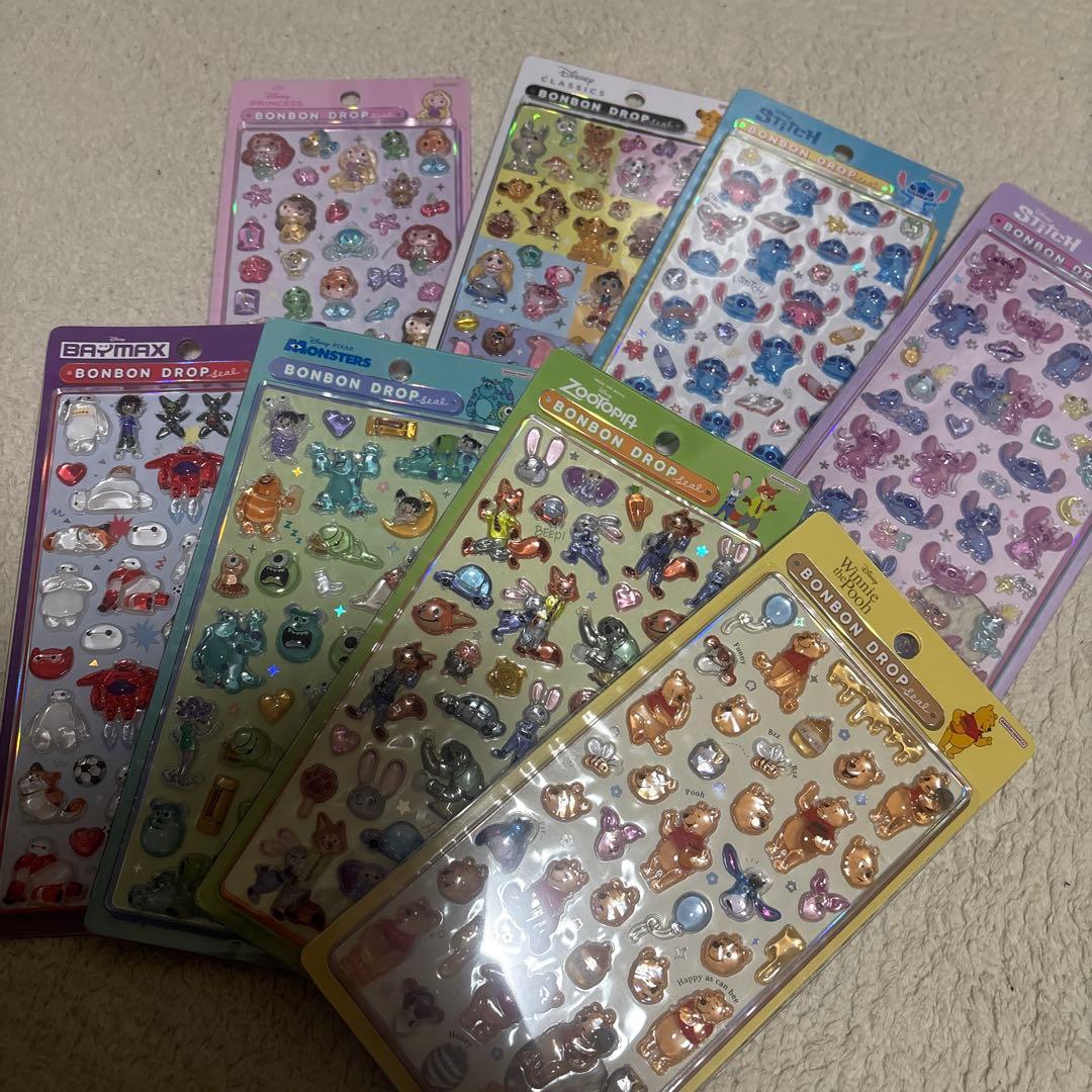 ディズニー　ボンボンドロップシール 正規品