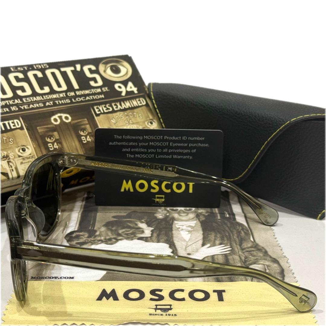 【新品】正規品モスコットGELT 49 SAGE 純正G15グリーンガラスレンズ